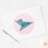 ニフティ50sステッカー ラウンドシール (封筒)