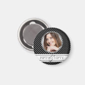 ニフティ・アット50水玉模様写真記念 マグネット (正面/裏面)