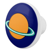 ニフティ – オレンジの縁取り惑星 セラミックノブ (右)