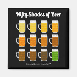 ニフティ・シェーズ・オブ・ビール（色合い/ビールの色） マグネット