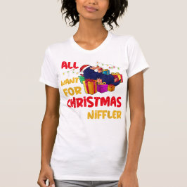 ニフラーのクリスマスシャツ、クリスマスに欲しいもの Tシャツ