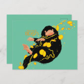 ニフラー浮き金ゴールド ポストカード (正面/裏面)