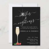 ニブルとナイトキャップ🌙カップルのシャワー 招待状 (正面)