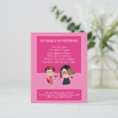 ニブル&ワインバースデーパーティー紙招待状 (スタンド正面)