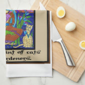 ニベルスの聖ゲルトルード キッチンタオル (四つ折り)