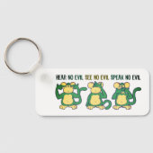 ニホンザルの緑を聞かない キーホルダー (裏面)