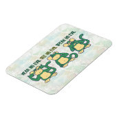 ニホンザルの緑を聞かない マグネット (左側)