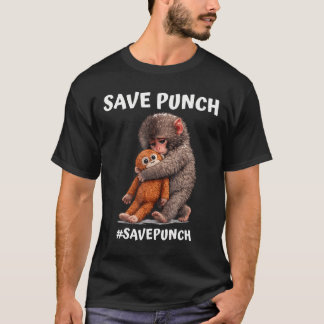 ニホンザル トレンド Save Punch Tシャツ
