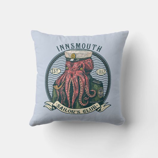 ニマス・ロベクラフト・シュトゥルフの水夫の影 クッション (裏面)