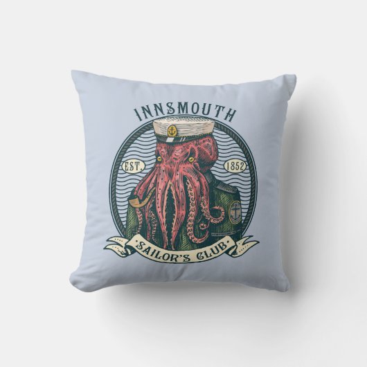 ニマス・ロベクラフト・シュトゥルフの水夫の影 クッション (正面)