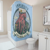 ニマス・ロベクラフト・シュトゥルフの水夫の影 シャワーカーテン (インサイチュ)