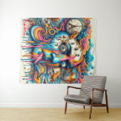 ニミカルな夢風景 タペストリー (インサイチュ(横))