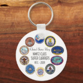 ニミッツ級航空機用キャリアキーチェーン キーホルダー (正面)