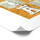 ニムゾインディアン防衛 ポスター (角)