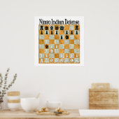 ニムゾインディアン防衛 ポスター (キッチン)