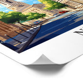 ニメスフランスアートヴィンテージトラベルイラストレーション ポスター (角)