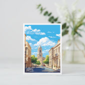 ニメスフランスヴィンテージ旅行イラストレーション ポストカード (スタンド正面)