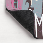 ニメスフランス漫画旅行ポスター マウスパッド (コーナー)