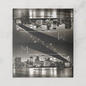 ニモダンューヨークの白黒 プレイスカード (外部開封)