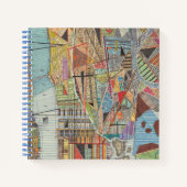 ニモダンューヨーク1世の地図 ノートブック (正面)