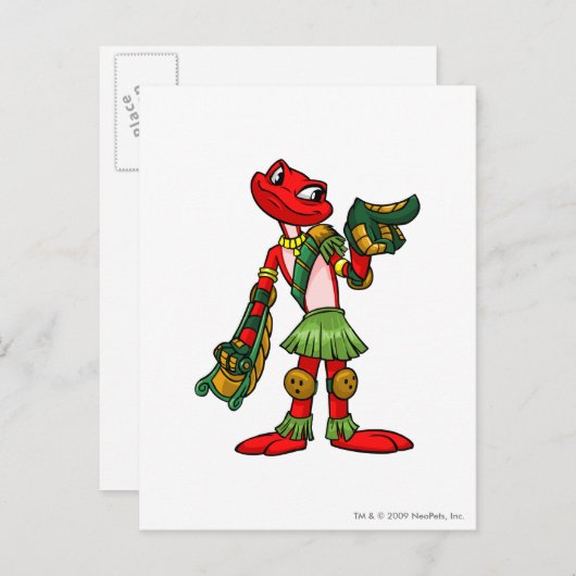 ニモ神秘アイランドプレイヤー ポストカード (正面/裏面)