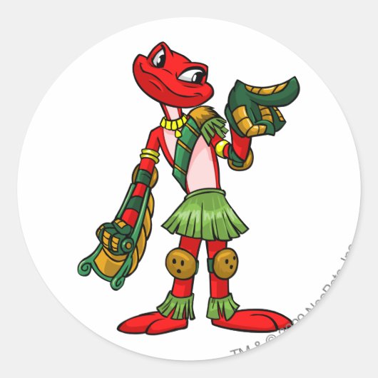 ニモ神秘アイランドプレイヤー ラウンドシール (正面)