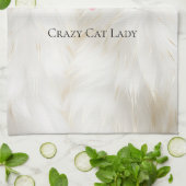 ニャア熱狂するキャット キッチンタオル (折り畳み)