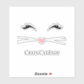 ニャア熱狂するキャット シール (シート)