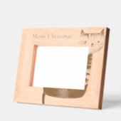 ニャア猫 レーザー彫刻フレーム (左)