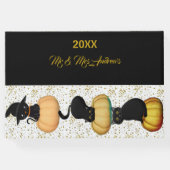 ニャウランド ハロウィンバッシュ 黒猫 ゴールドグリッター ゲストブック (裏面)