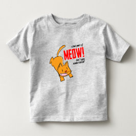 ニャオのどこがわからないの? トドラーTシャツ