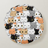 ニャオ族 ラウンドクッション (裏面)