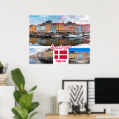 ニャブンコペンハーゲンデンマーク ポスター (ホームオフィス)