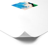 ニャリーサーフウォールアート ポスター (角)