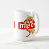 ニャンコのサイン キティデザイン コーヒーマグカップ (正面右)