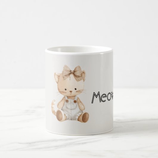 ニャンコリボン コーヒーマグカップ (中央)