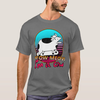 ニャンニャン私は牛ですニャンニャン私は牛です フルヴィンテージ Tシャツ