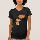 ニャーおもしろいド Tシャツ (正面)