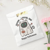 ニャーってブキャット幽霊ハッピーハローウィン フェイバーバッグ (封をした状態)