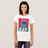 ニャーって可愛いおもしろい引用文 Tシャツ (正面フル)