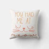 ニャーに来た クッション (裏面)