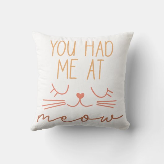 ニャーに来た クッション (裏面)