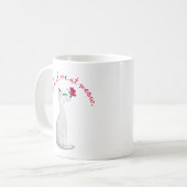 ニャーに来た |猫好き コーヒーマグカップ (正面左)