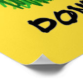 ニャーに踏み付けない ポスター (角)