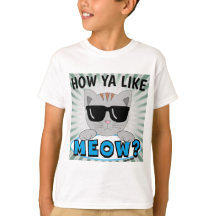 ニャーの調子は？サングラスキャットブループリント