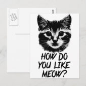 ニャーは好き ポストカード (正面/裏面)