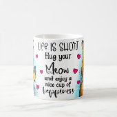 ニャーを抱き締める コーヒーマグカップ (中央)