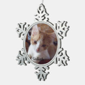 ニャーキャッツ スノーフレークピューターオーナメント (右)