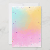 ニャーキャットガール誕生日 招待状 (裏面)