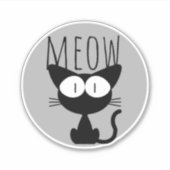 ニャーキャット。 シール (正面)